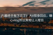 内幕终于有下文了！大V现身回应，糖心vlog热议真相让人瞠目