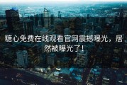 糖心免费在线观看官网震撼曝光，居然被曝光了！