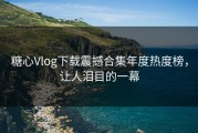 糖心Vlog下载震撼合集年度热度榜，让人泪目的一幕