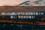 糖心vlog糖心饼干姐姐泪崩合集十大爆火，背后原因曝光！